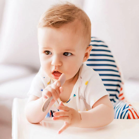 PandaEar 6 pieces silicone spoons for babies