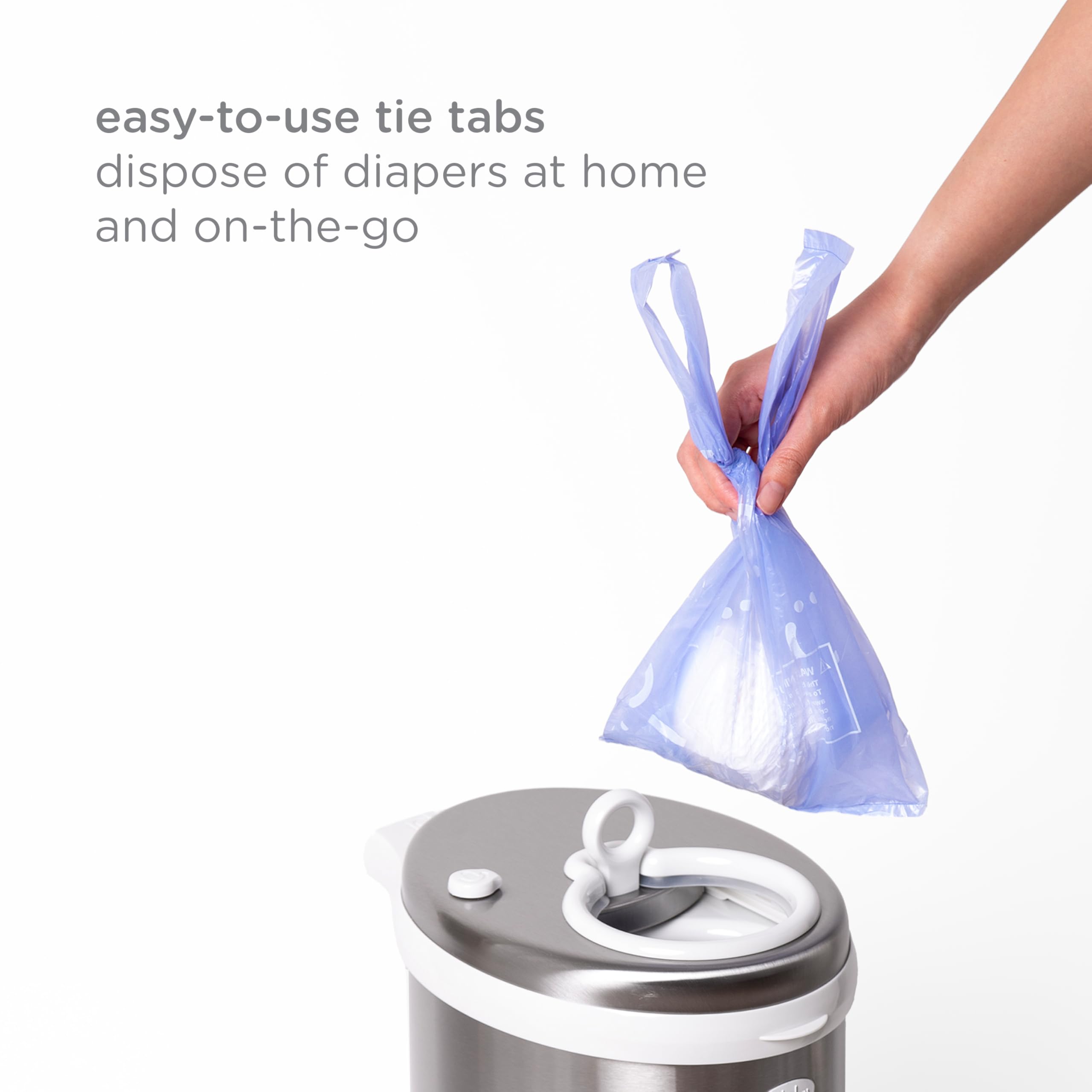 Ubbi Wegwerpluierzakken, lavendelgeur, 400 stuks